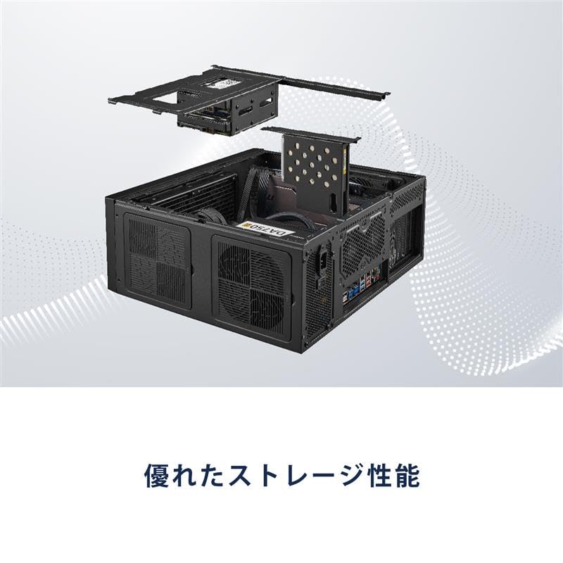 Amazon | Silverstone PCケース SST-GD11B HTPC Micro-ATX 対応